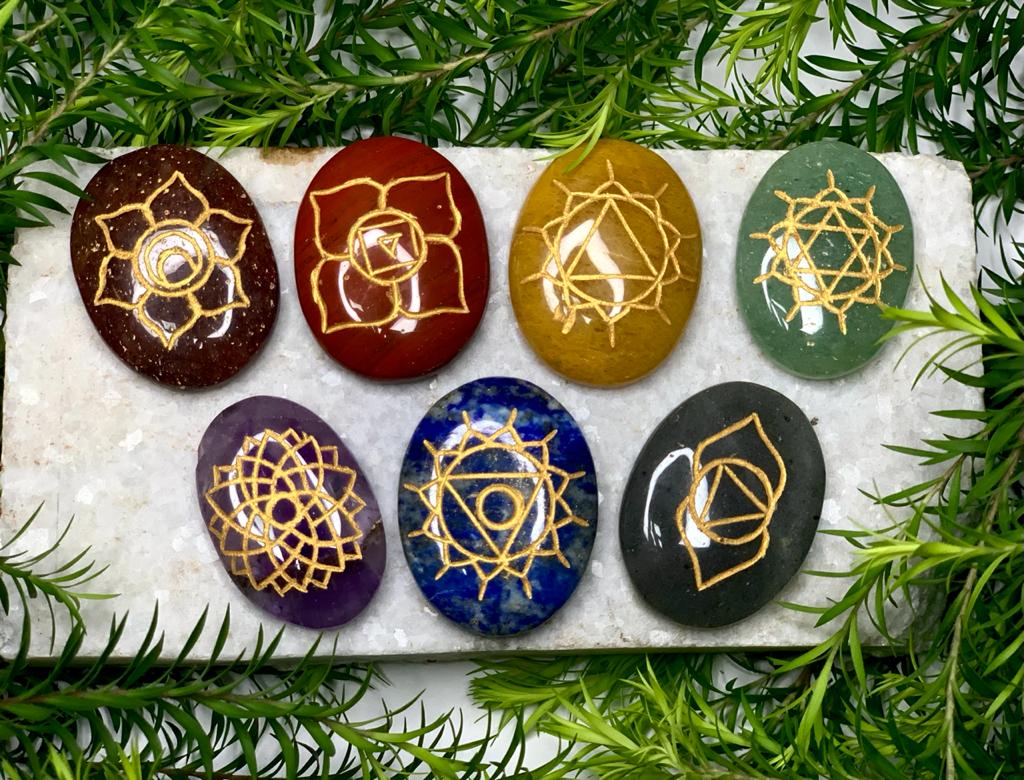 7 Chakra Healing Crystals Set