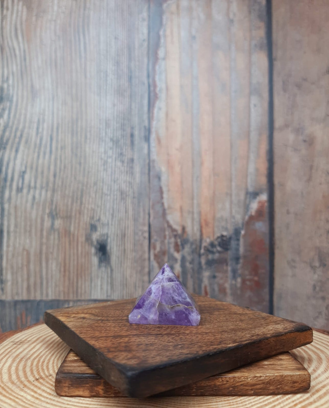 Amethyst Crystal Pyramid | Lab Certified |