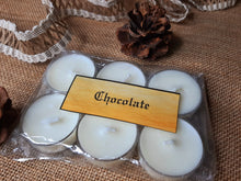 Load image into Gallery viewer, Chocolate Tealight Candles | Set of 6 | Scented Candle | Burning hours: 2 |
