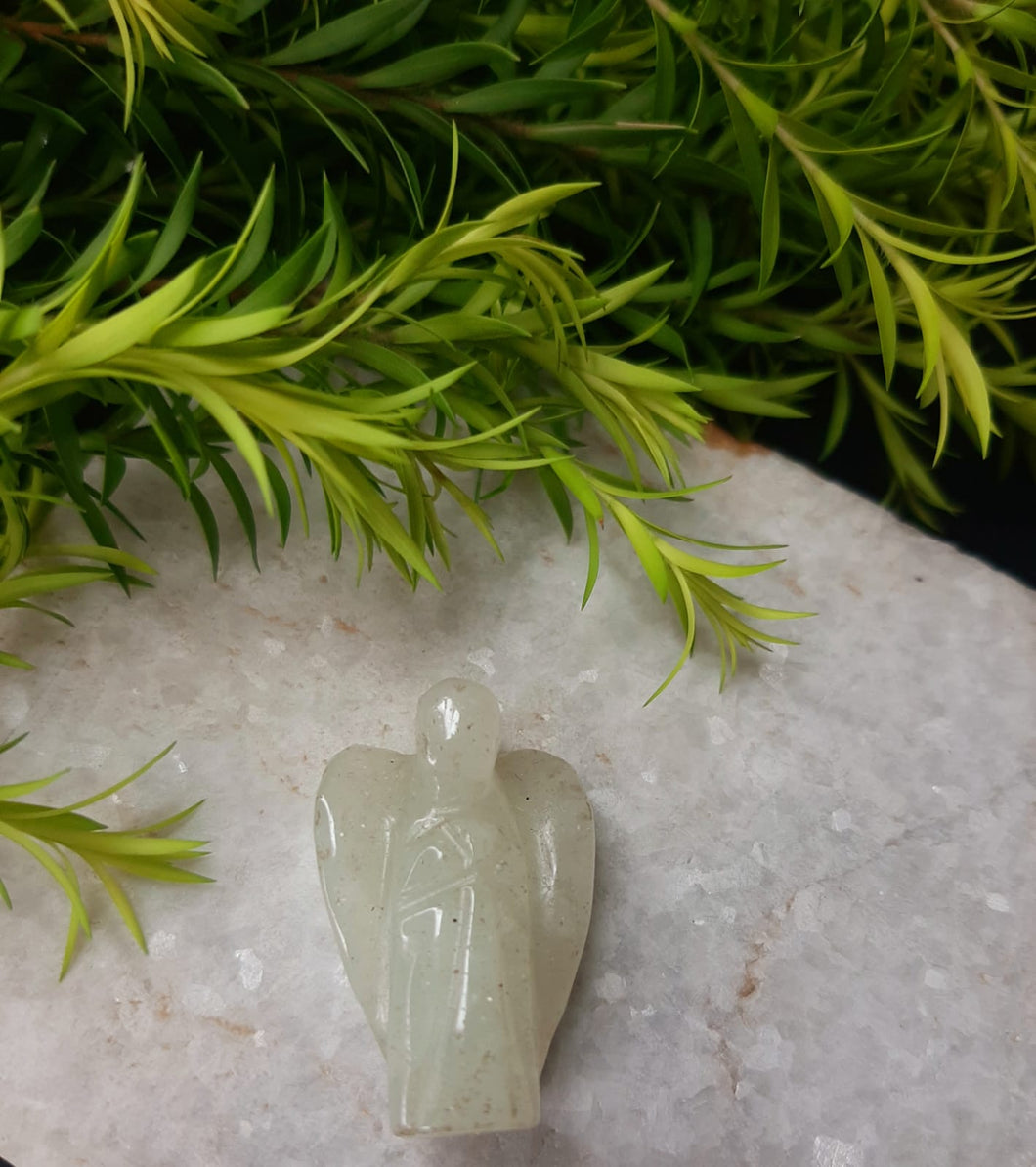 Clear Quartz Crystal Angel | Lab Certified |