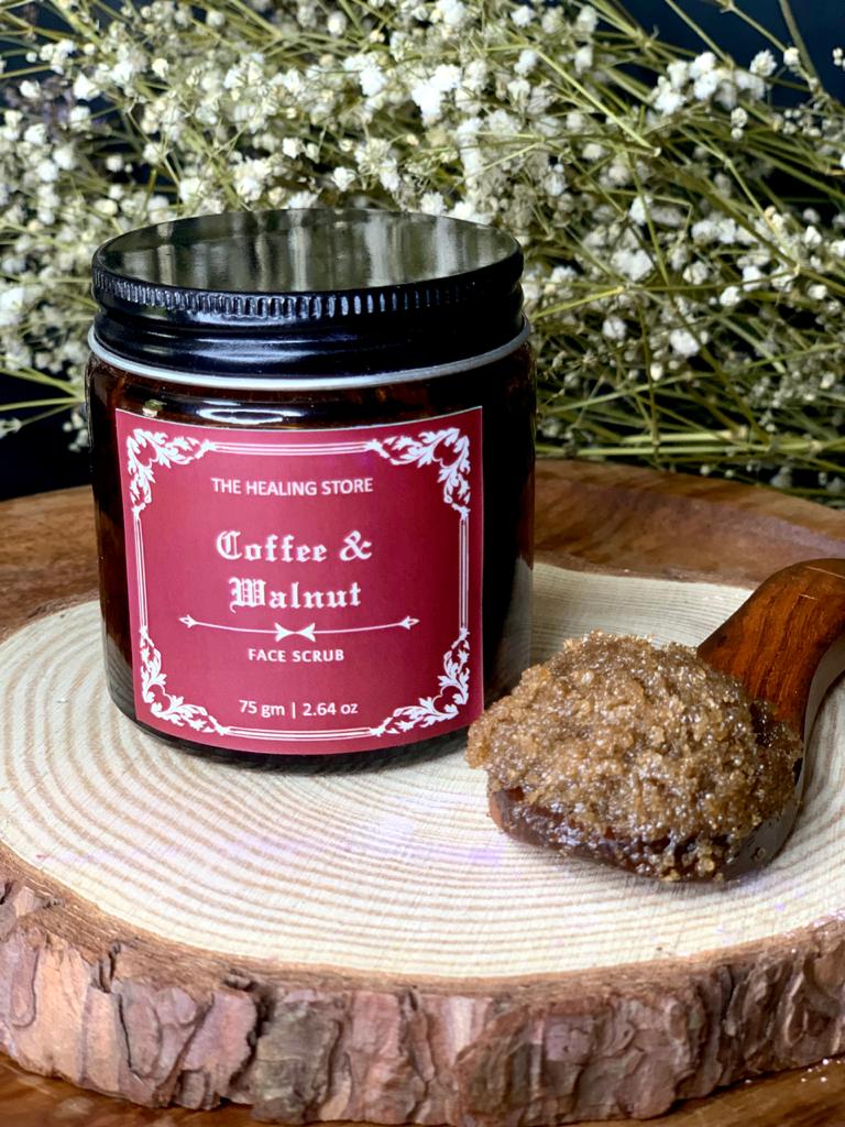 Coffee and Walnut Face Scrub