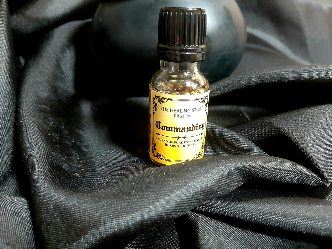 Commanding Ritual Oil | For Hoodoo, Wicca, Conjour, Spellwork | Healing | Meditation | Aromatherapy