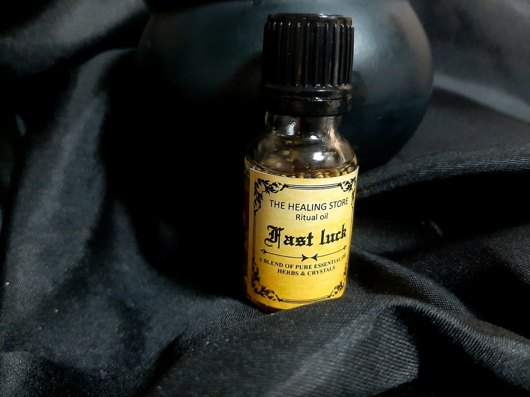 Fast Luck Ritual Oil | For Hoodoo, Wicca, Conjour, Spellwork | Healing | Meditation | Aromatherapy