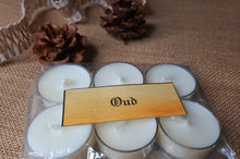 Load image into Gallery viewer, Oud Tealight Candles | Set of 6 | Scented Candle | Burning hours: 2 |
