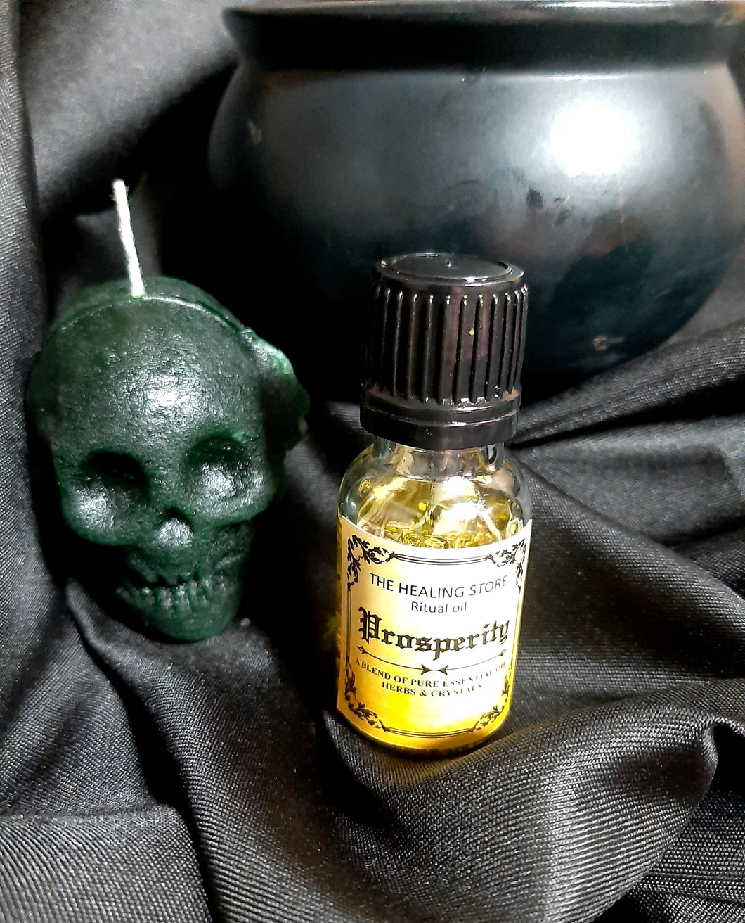 Prosperity Ritual Oil | For Hoodoo, Wicca, Conjour, Spellwork | Healing | Meditation | Aromatherapy