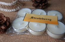 Load image into Gallery viewer, Strawberry Tealight Candles | Set of 6 | Scented Candle | Burning hours: 2 |
